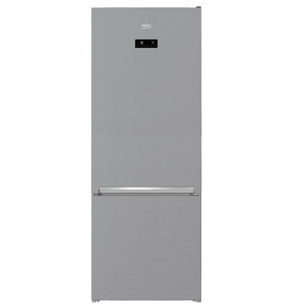 Frigorífico Combinado BEKO RCNE560E40ZXBN (Independente - 560L - Prateado)