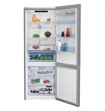 Frigorífico Combinado BEKO RCNE560E40ZXBN (Independente - 560L - Prateado)