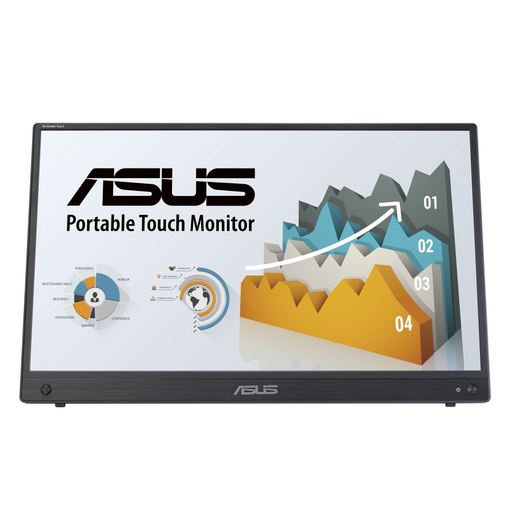 ASUS ZenScreen MB16AHT monitor de ecrã 39,6 cm (15.6") 1920 x 1080 pixels Full HD Ecrã táctil Preto