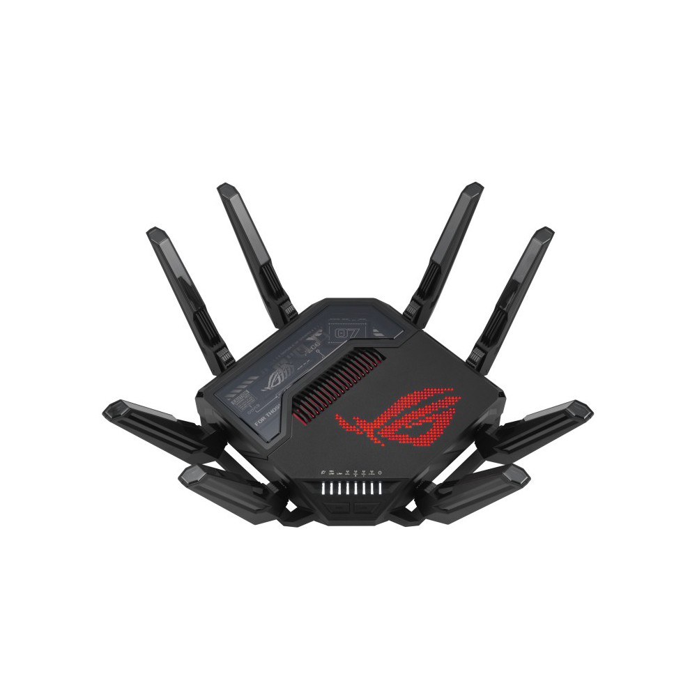 ASUS ROG Rapture GT-BE98 router sem fios 10 Gigabit Ethernet Quad-band (2.4 GHz 5 GHz-1 5 GHz-2 6 GHz) Preto