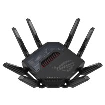 ASUS ROG Rapture GT-BE98 router sem fios 10 Gigabit Ethernet Quad-band (2.4 GHz 5 GHz-1 5 GHz-2 6 GHz) Preto