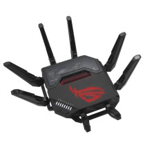 ASUS ROG Rapture GT-BE98 router sem fios 10 Gigabit Ethernet Quad-band (2.4 GHz 5 GHz-1 5 GHz-2 6 GHz) Preto