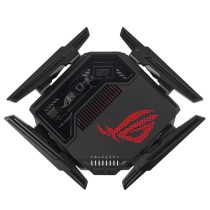 ASUS ROG Rapture GT-BE98 router sem fios 10 Gigabit Ethernet Quad-band (2.4 GHz 5 GHz-1 5 GHz-2 6 GHz) Preto