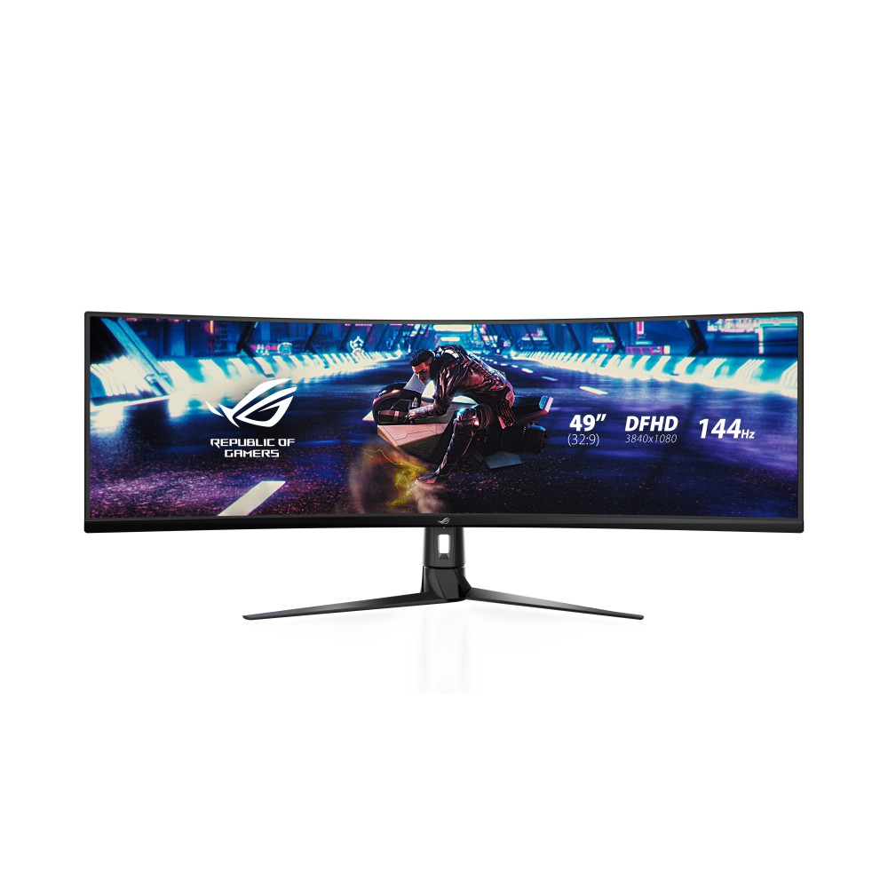 ASUS ROG Strix XG49VQ monitor de ecrã 124,5 cm (49") 3840 x 1080 pixels UltraWide Full HD LED Preto