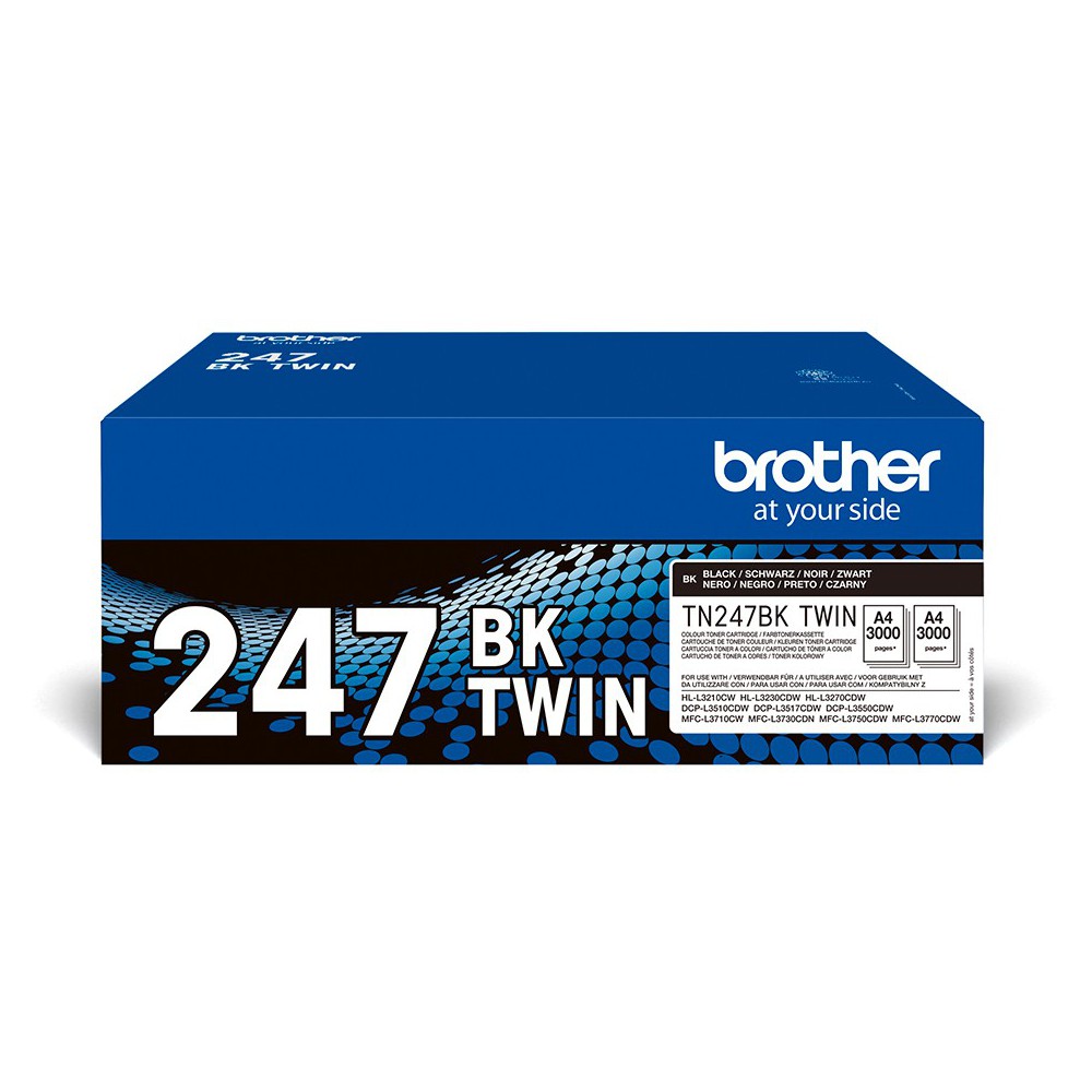 Brother TN-247BKTWIN toner 2 unidade(s) Original Preto