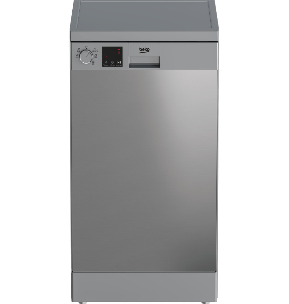 Máquina de Lavar Loiça BEKO DVS05024X (Independente - 10 talheres - Cinzento)