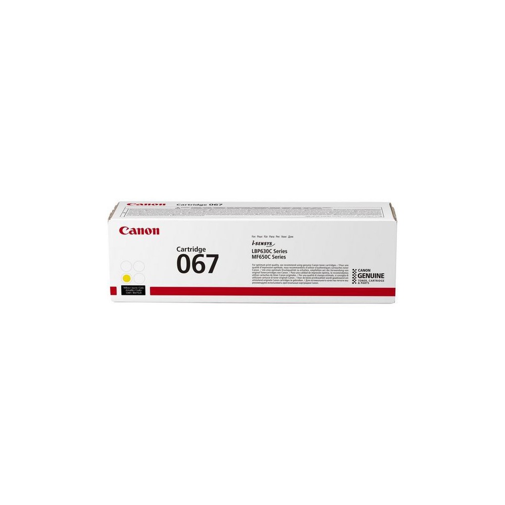 Canon 067 toner 1 unidade(s) Original Amarelo