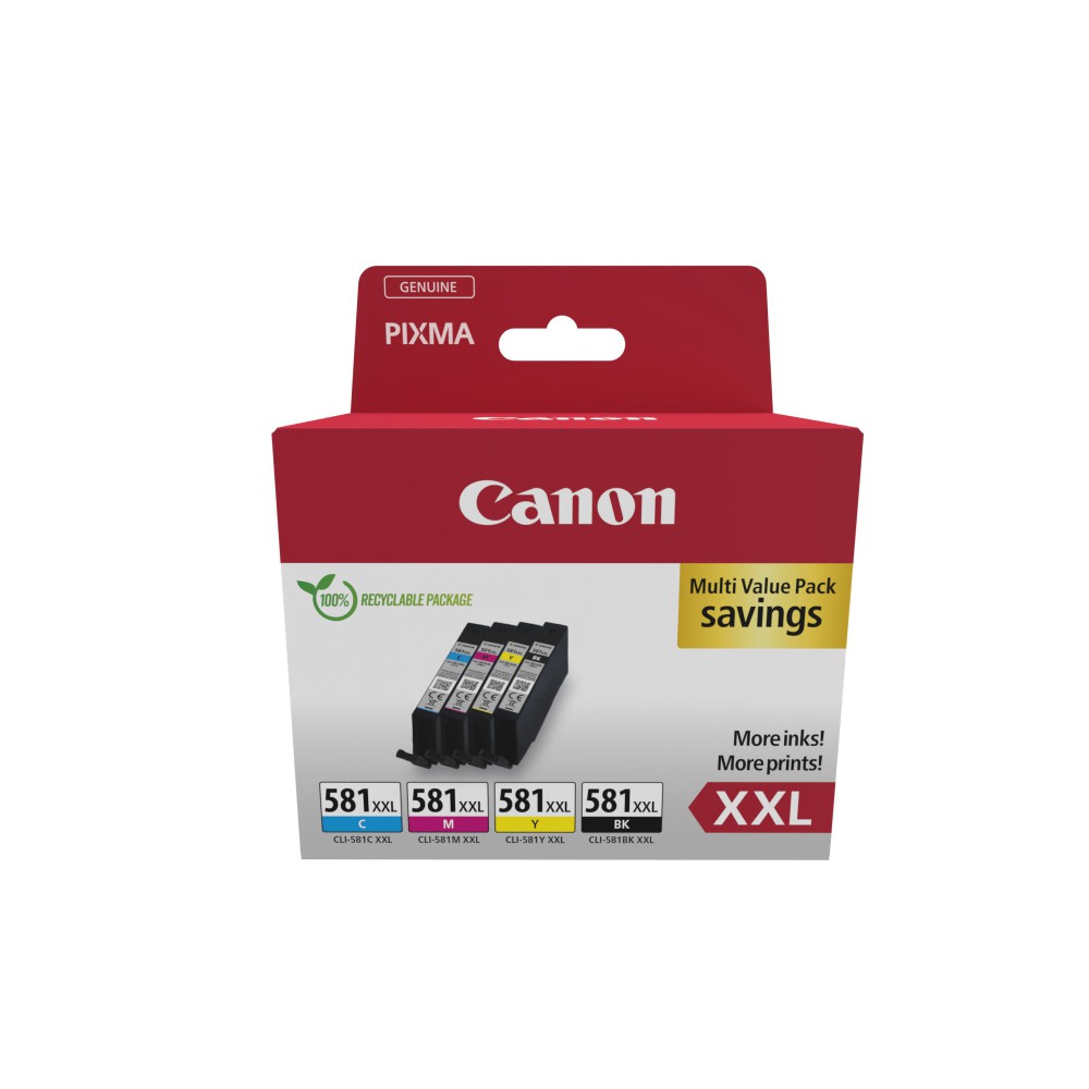 Canon 1998C007 tinteiro 4 unidade(s) Original Preto, Ciano, Magenta, Amarelo