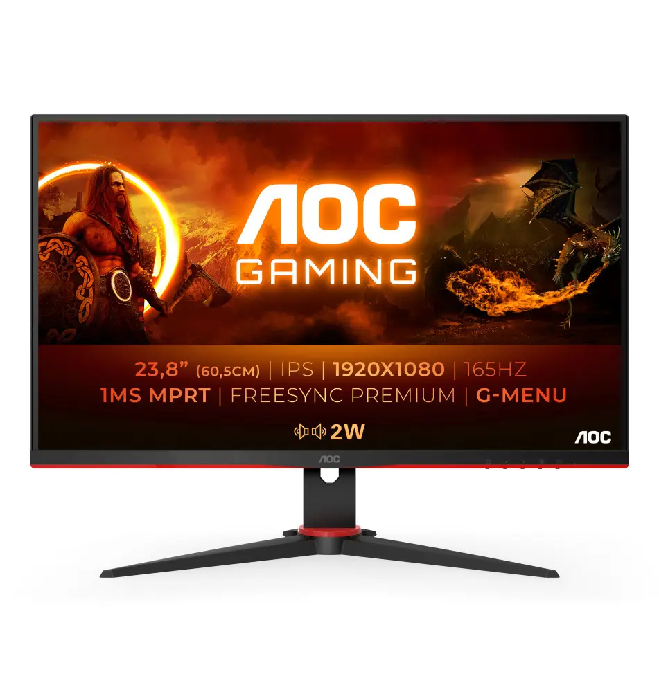 Monitor AOC G2 24G2SPAE BK 23.8"(4ms - 165Hz - IPS)