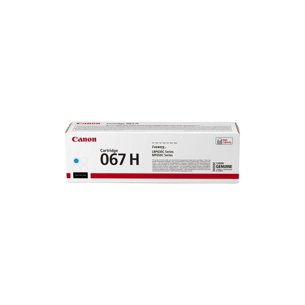 Canon 067H toner 1 unidade(s) Original Ciano