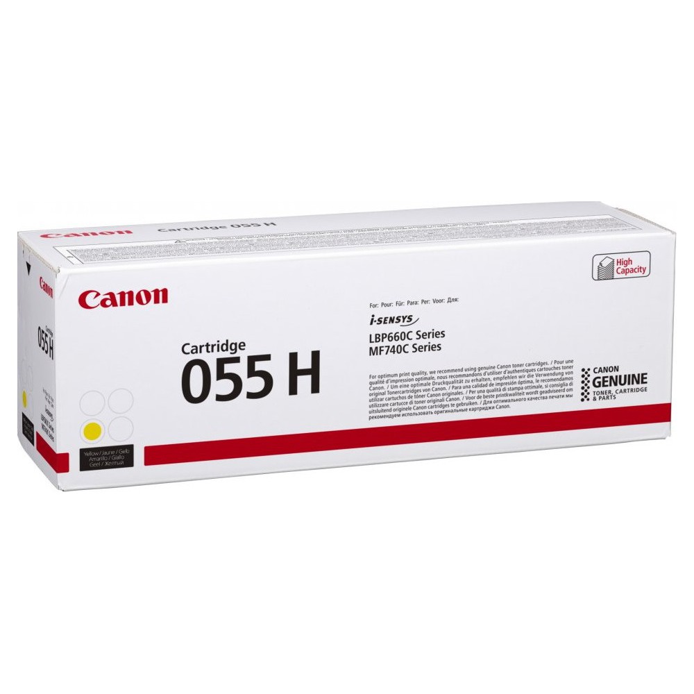 Canon 055H toner 1 unidade(s) Original Amarelo