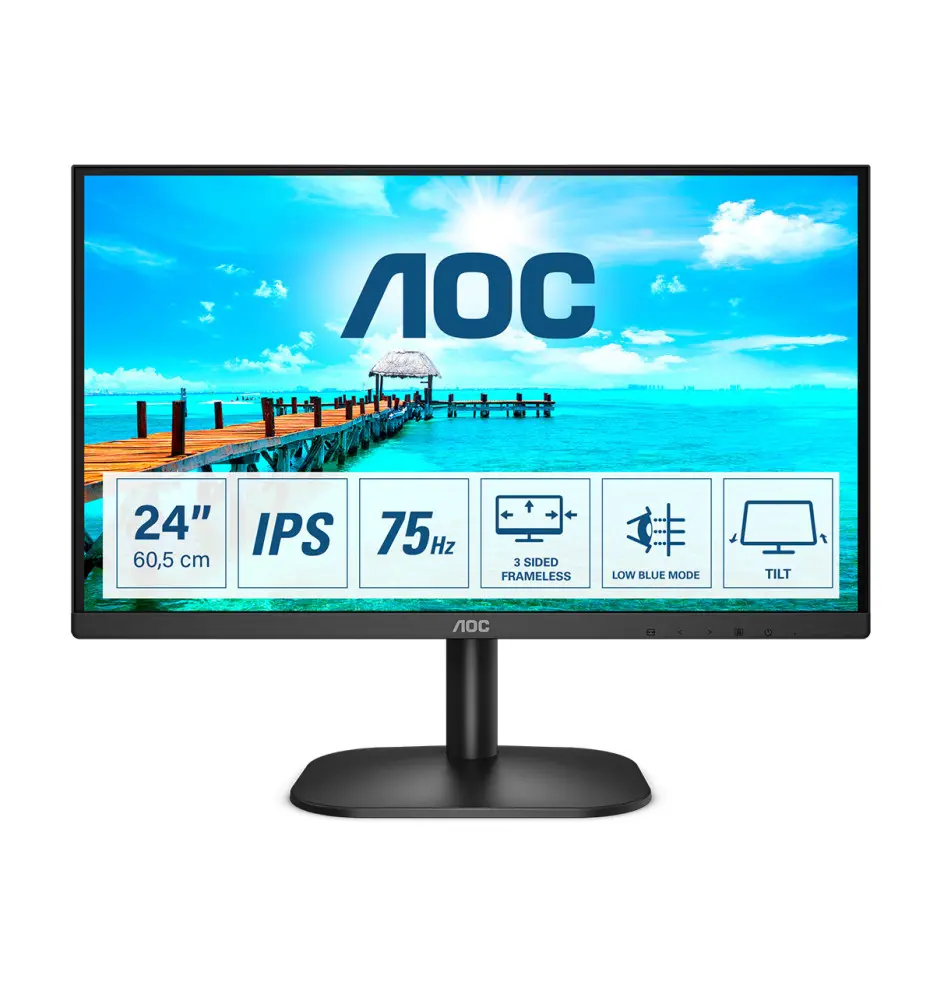 Monitor AOC B2 24B2XH EU 23.8" (4ms - 75Hz - IPS)