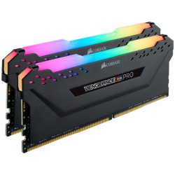 Memória DDR4 Corsair Vengeance RGB Pro Black 16GB (2x8GB) 3600Mhz (PC4-28800) CL18-22