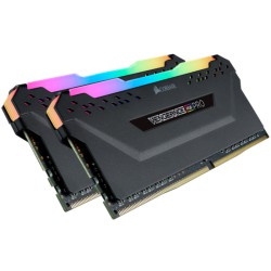 Memória DDR4 Corsair Vengeance RGB Pro Black 16GB (2x8GB) 3600Mhz (PC4-28800) CL18-22