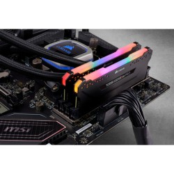 Memória DDR4 Corsair Vengeance RGB Pro Black 16GB (2x8GB) 3600Mhz (PC4-28800) CL18-22