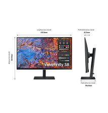 Monitor SAMSUNG LS27B800PXU 27" (5ms - 60Hz - IPS)