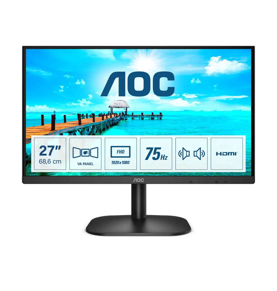 Monitor AOC B2 27B2AM 27" (4ms - 75Hz - VA)