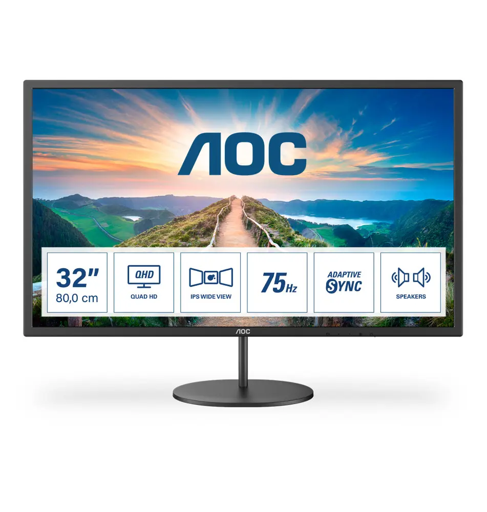 Monitor AOC V4 Q32V4 31.5" (4ms - 75Hz - IPS)