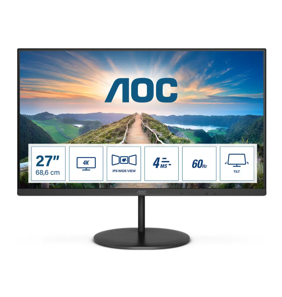 Monitor AOC V4 U27V4EA 27" (4ms - 60Hz - IPS)