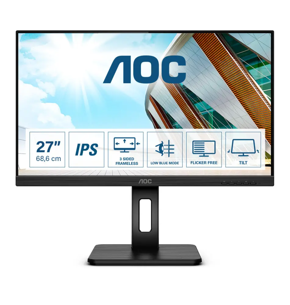 Monitor AOC P2 27P2Q 27" (4ms - 75Hz - IPS)