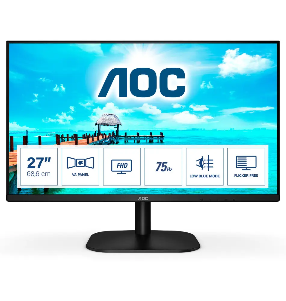 Monitor AOC 27B2DM 27" (4ms - 75Hz - IPS)
