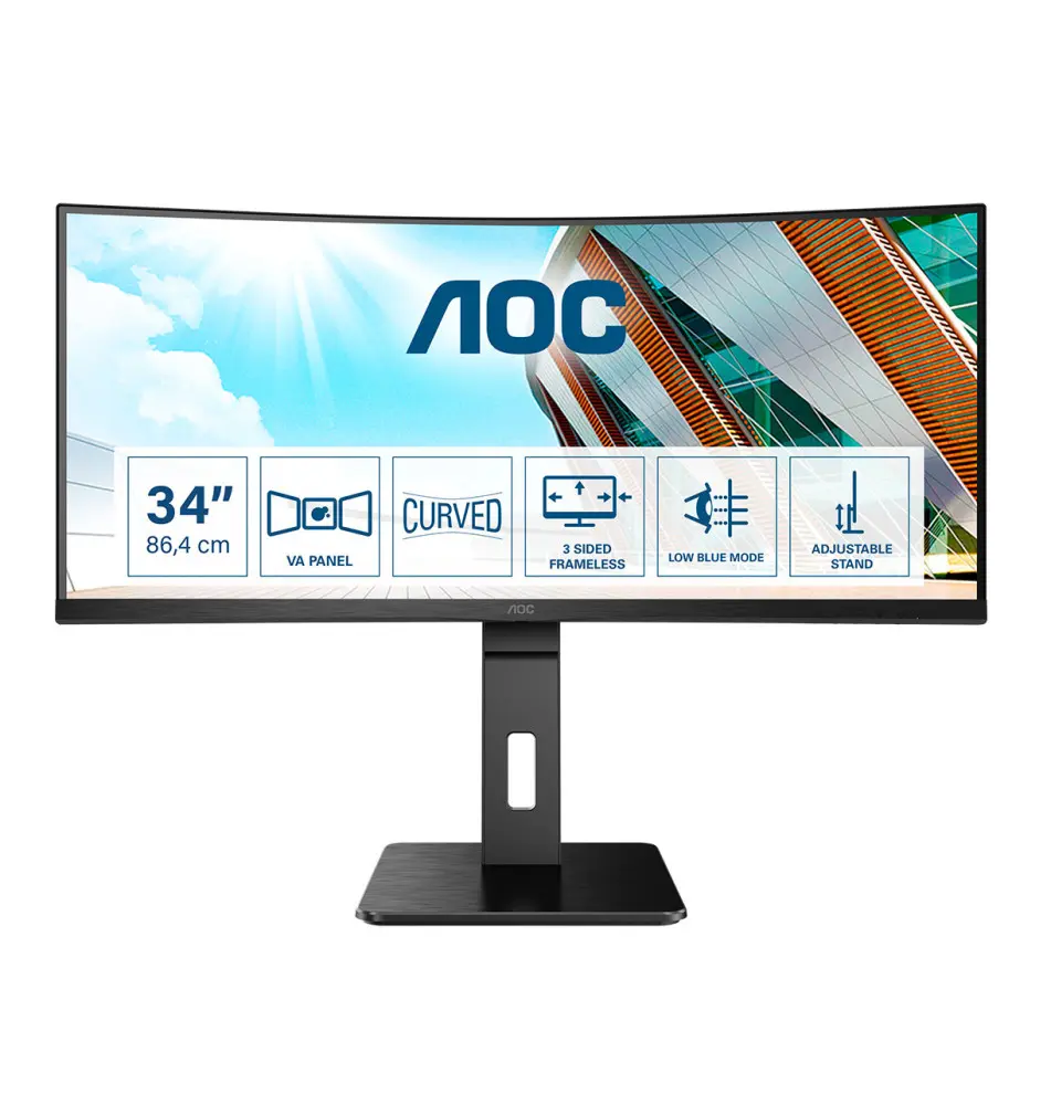 Monitor AOC CU34P2A 32" (1ms - 100Hz - VA)