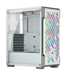 Caixa ATX Corsair iCUE 220T RGB Airflow Vidro Temperado Branca