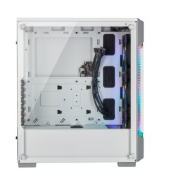 Caixa ATX Corsair iCUE 220T RGB Airflow Vidro Temperado Branca
