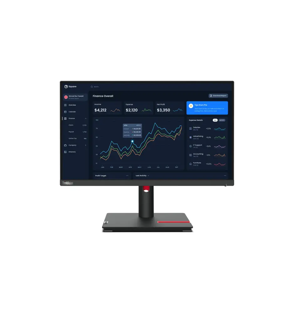 Monitor LENOVO ThinkVision T22i-30 22'' (6ms - 60Hz - IPS)