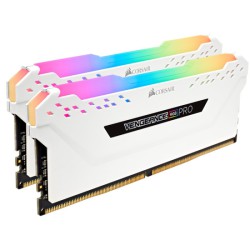 Memória RAM Corsair Vengeance RGB Pro White 16GB (2x8GB) 3000MHz (PC4-24000) CL15 DDR4