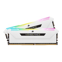 Memória DDR4 Corsair Vengeance RGB Pro SL White 16GB (2X8GB) 3200 MHz (PC4-25600) CL16