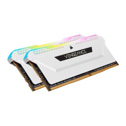 Memória DDR4 Corsair Vengeance RGB Pro SL White 16GB (2X8GB) 3200 MHz (PC4-25600) CL16