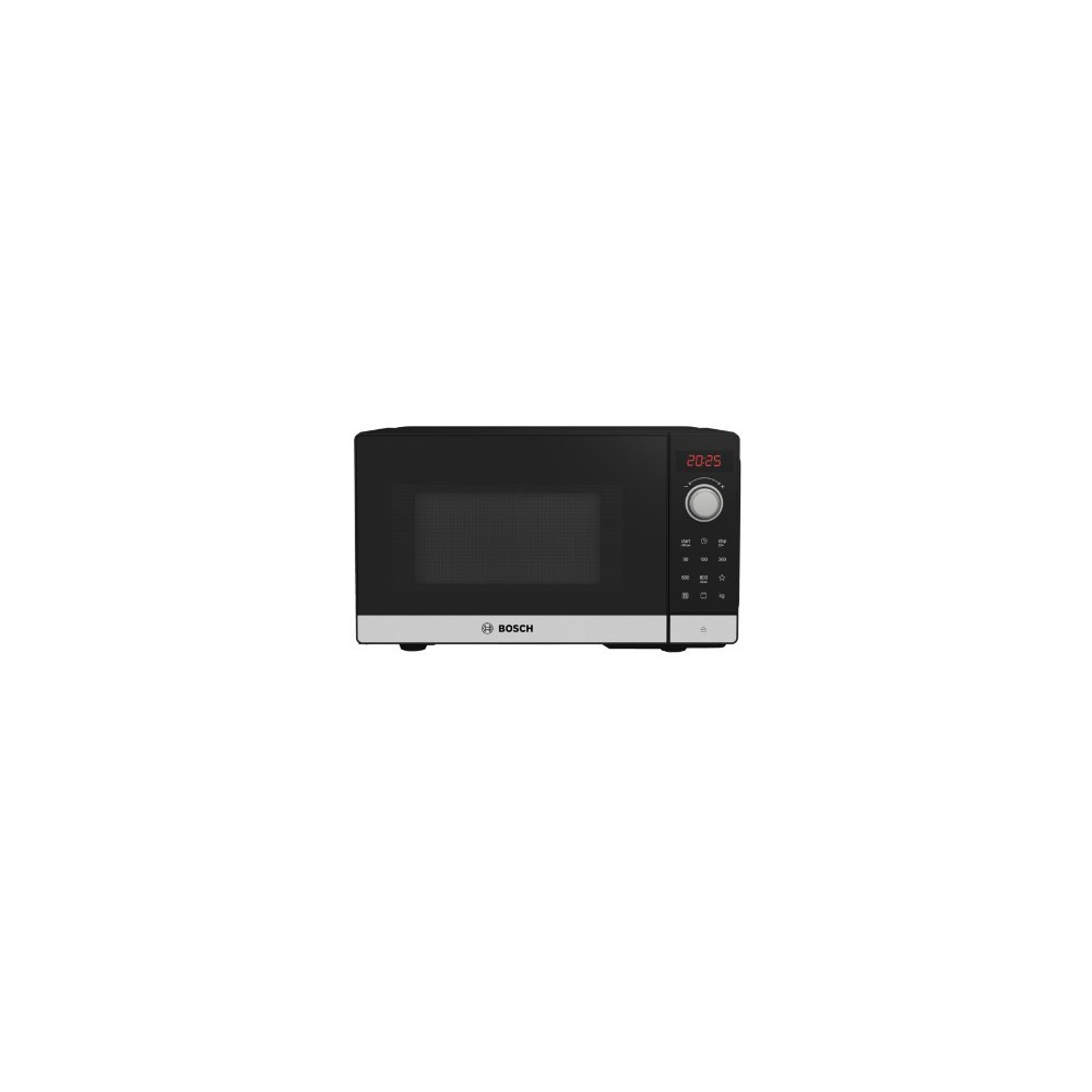 Bosch Serie 2 FEL023MS2 microondas Balcão Apenas micro-ondas 20 l 800 W Preto, Aço inoxidável