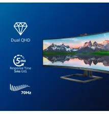Monitor PHILIPS P Line SuperWide 499P9H 49'' (5ms - 70Hz - VA)