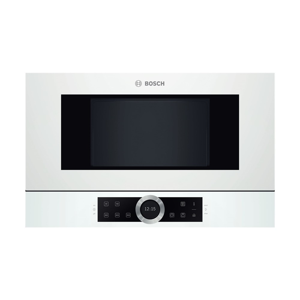 Bosch Serie 8 BFL634GW1 microondas Embutido Apenas micro-ondas 21 l 900 W Branco