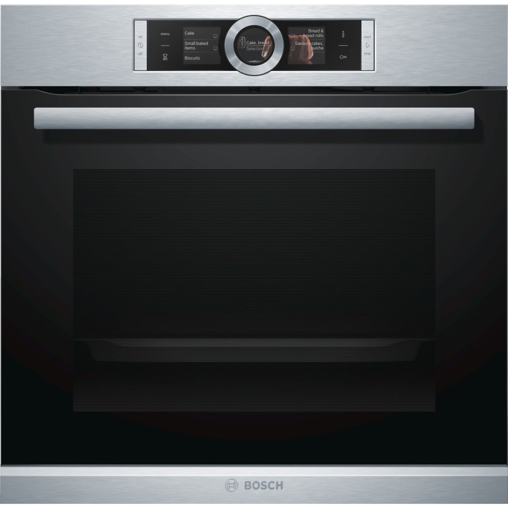 Bosch Serie 8 HBG6764S1 forno 71 l 3650 W A+ Preto, Aço inoxidável