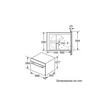 Bosch Serie 6 VBD5780S0 forno 112 l 4200 W A+ Preto, Aço inoxidável