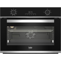 Beko b300 BBCM13300XC forno 48 l A Preto, Aço inoxidável