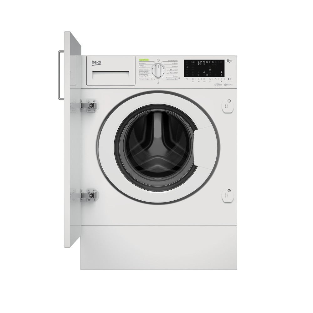 Beko HITV 8734 B0BTR máquina de lavar e secar Independente Carregamento frontal Branco D