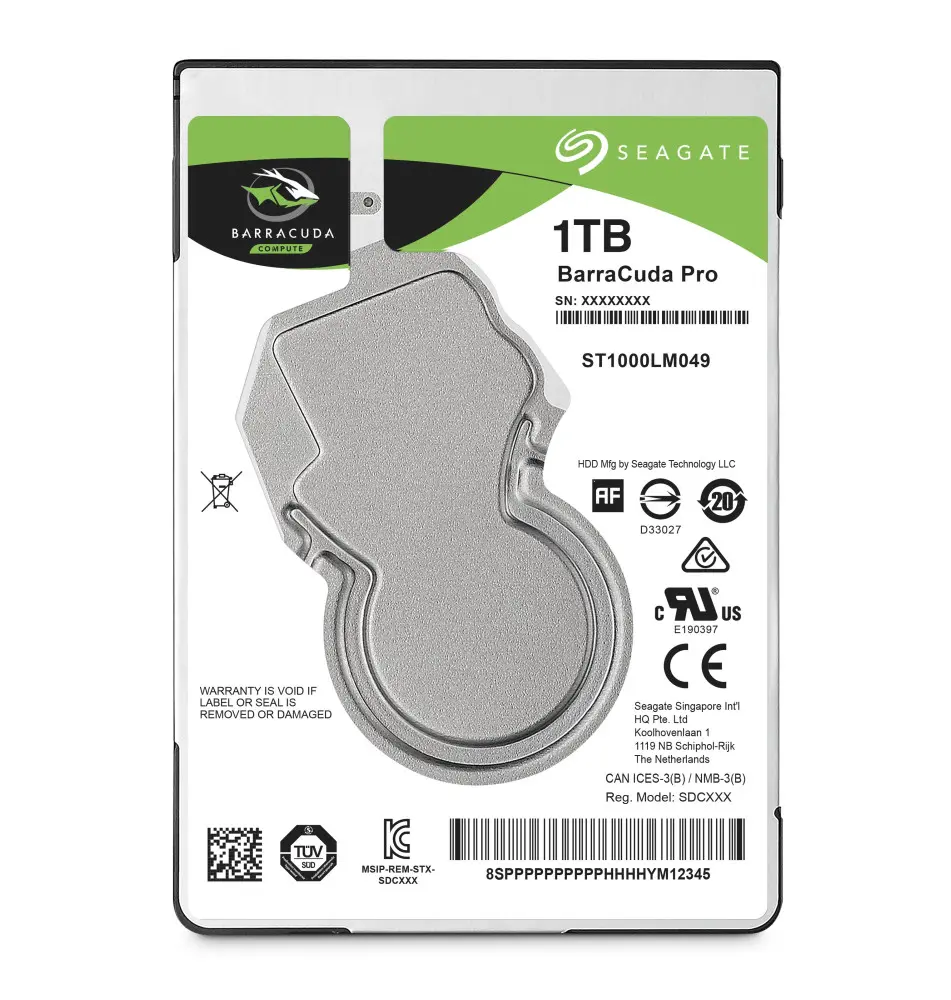 SEAGATE BARRACUDA PRO DISCO 2.5 1TB SATA 3 ST1000LM049