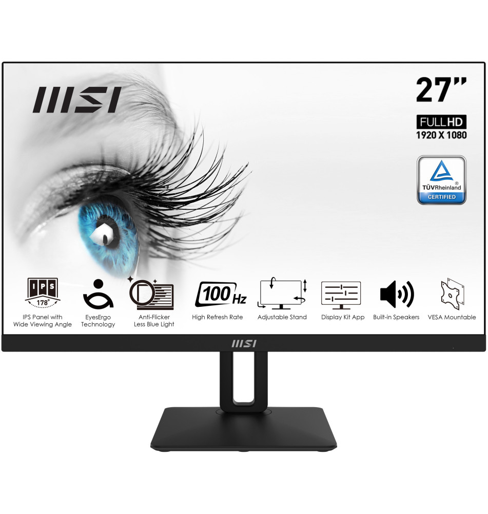 Monitor MSI Pro MP271AP 27'' (1ms - 100Hz - IPS)
