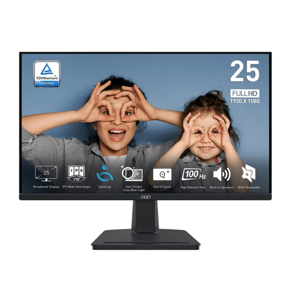 Monitor MSI Pro MP251 25'' (4ms - 100Hz - IPS)