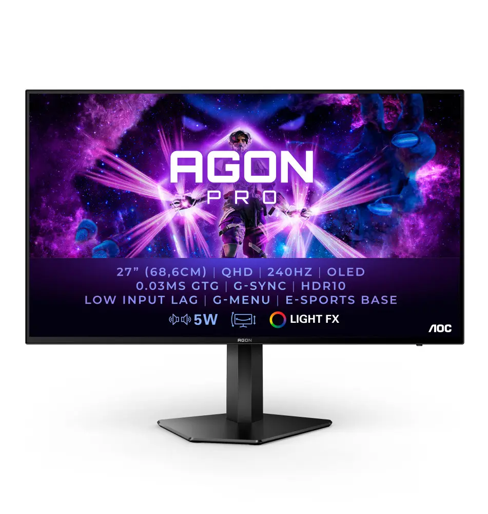 Monitor AOC AG276QZD 27'' (0,03s - 240Hz - OLED)