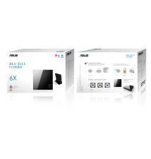 Combo DVD Blu-Ray ASUS SBC-06D2X-U (Leitor - Gravador - Preto)