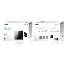 Combo DVD Blu-Ray ASUS SBC-06D2X-U (Leitor - Gravador - Preto)
