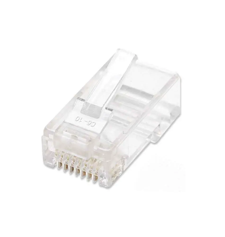 Conector RJ-45 INTELLINET (100 unidades - Transparente - U UTP)