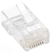 Conector RJ-45 INTELLINET (100 unidades - Transparente - U UTP)