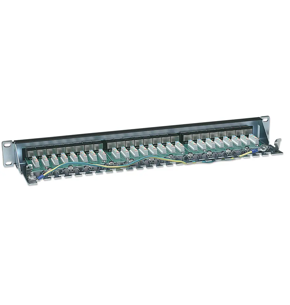 Patch Panel RJ-45 INTELLINET (24 portas - F UTP - Preto)
