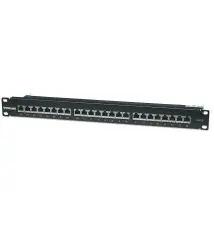 Patch Panel RJ-45 INTELLINET (24 portas - F UTP - Preto)