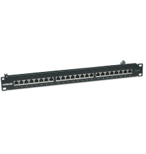 Patch Panel RJ-45 INTELLINET (24 portas - F UTP - Preto)